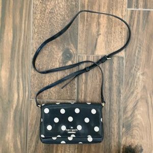 Kate Spade polka dot cross body purse